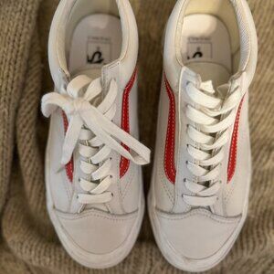 Vans Vault OG Style 36 Lx - Red/True White